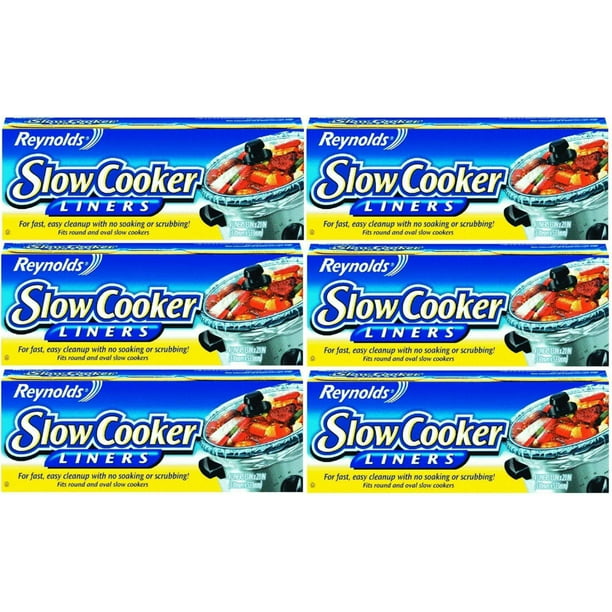 Liners For Slow Cooker Crock Pot Pack 10 Bag No Mess Seal In Flavour Cooking Ova 